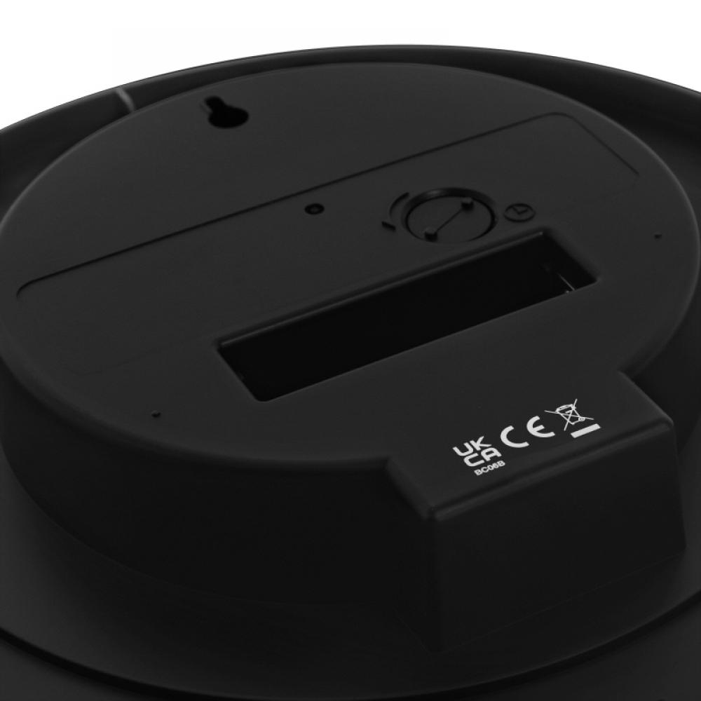 Braun BC06B Klassische analoge, geräuscharme öffentliche Wanduhr