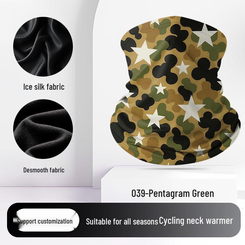 Summer Ice Silk Quick-Dry Headscarf: Versatile, Breathable, Sunscreen for Outdoor Sports & Cycling