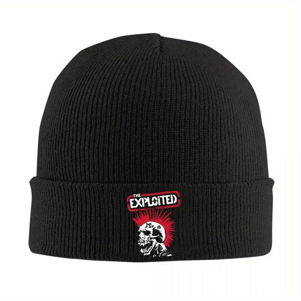 The Exploited Čepice Pletená Čepice Posilovna Elastická Dospělí Čepice Podzim Zima Vlastní Cool Čepice Dárek k Narozeninám