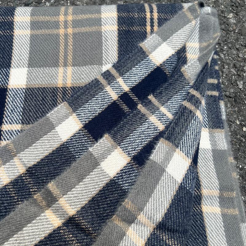 Scarf autumn and winter Korean atmosphere new plaid imitation cashmere warm shawl student versatile men's and women's scarves
