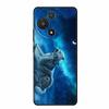 For TCL 605 Case Fashion Flower Protective Black Silicone Soft TPU Back Cover Case For TCL 60 5G 60 SE Case 60SE Coque Funda Bag
