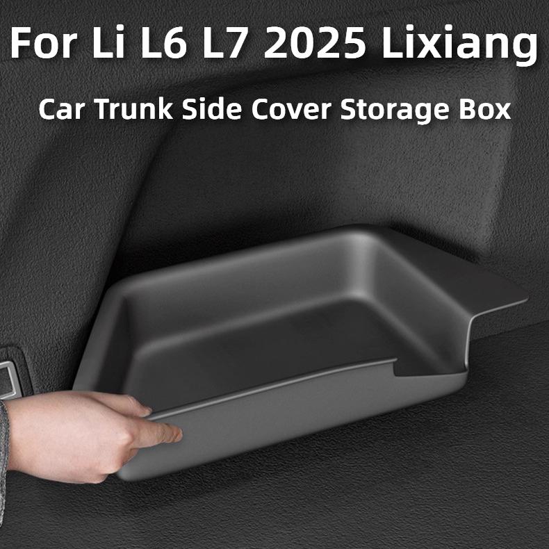 For Li L6 L7 2025 Lixiang Car Trunk Side Cover Storage Box