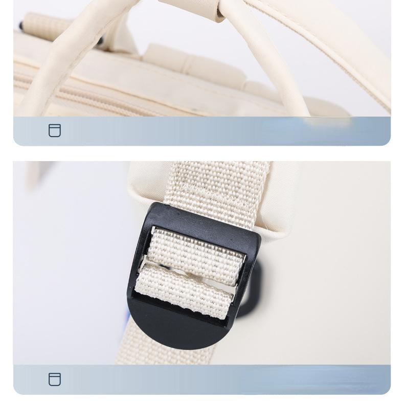 Geantă pentru mami de modă cu imprimeu cu căpșuni Geantă de depozitare a articolelor pentru bebeluși de capacitate mare Rucsac ușor multifuncțional