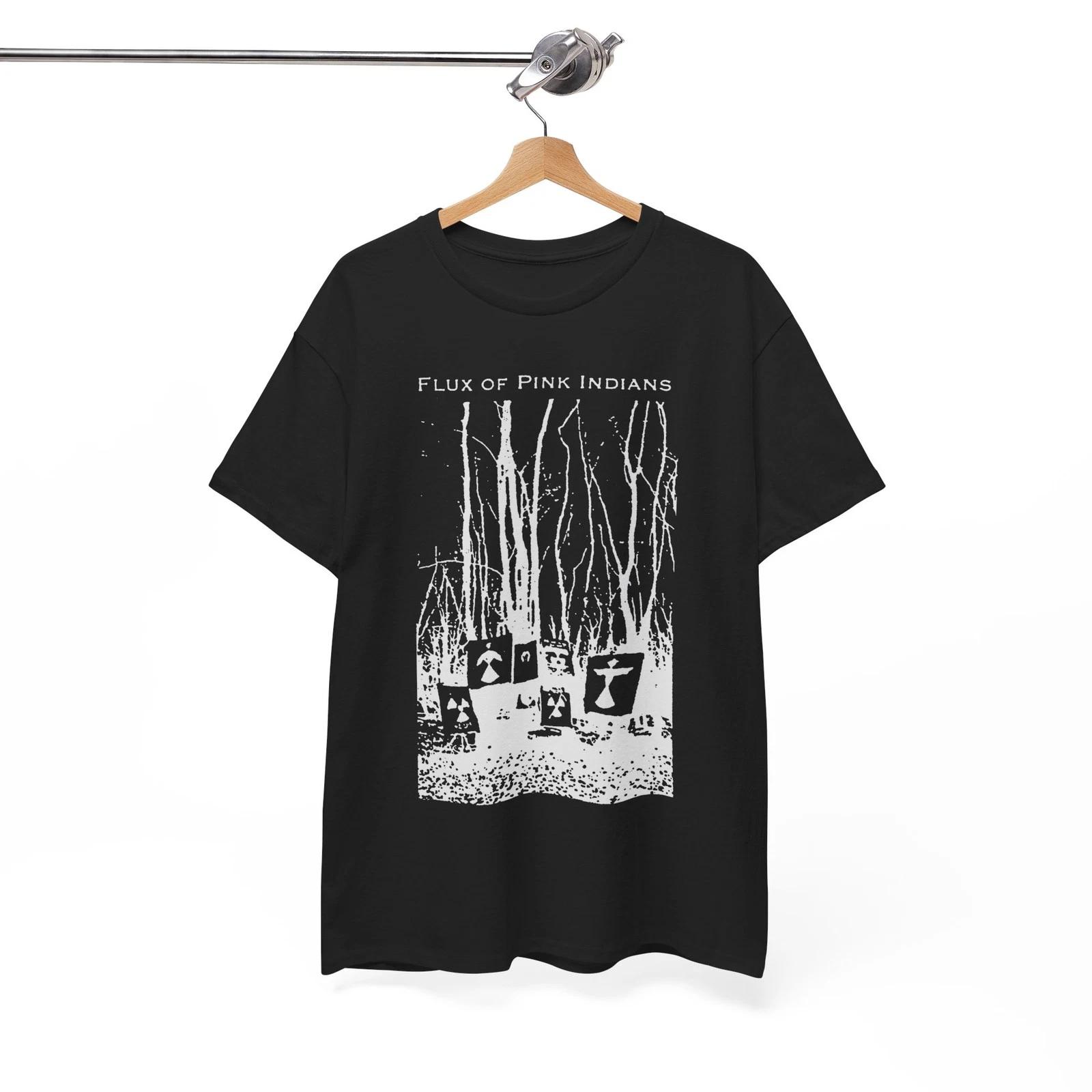 Flux of Pink Indians Tribal T-Shirt, Crass Subhumans Anarcho-Punk Crust Tee.png 4XL