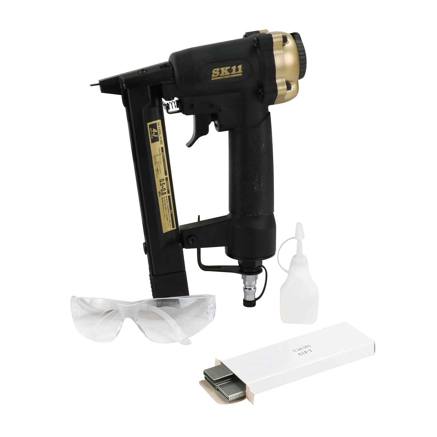 

SK11 Air Stacker T425L with 4J Staples (10-25mm Leg Length), 100 Staples Capacity (SA-T425L-X1BG)