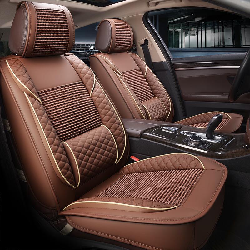 Ice Silk Full Cover Car Seat Cushion Set for Civic, Cruze, Corolla, Haval M6F7, MG ZS, Accord.