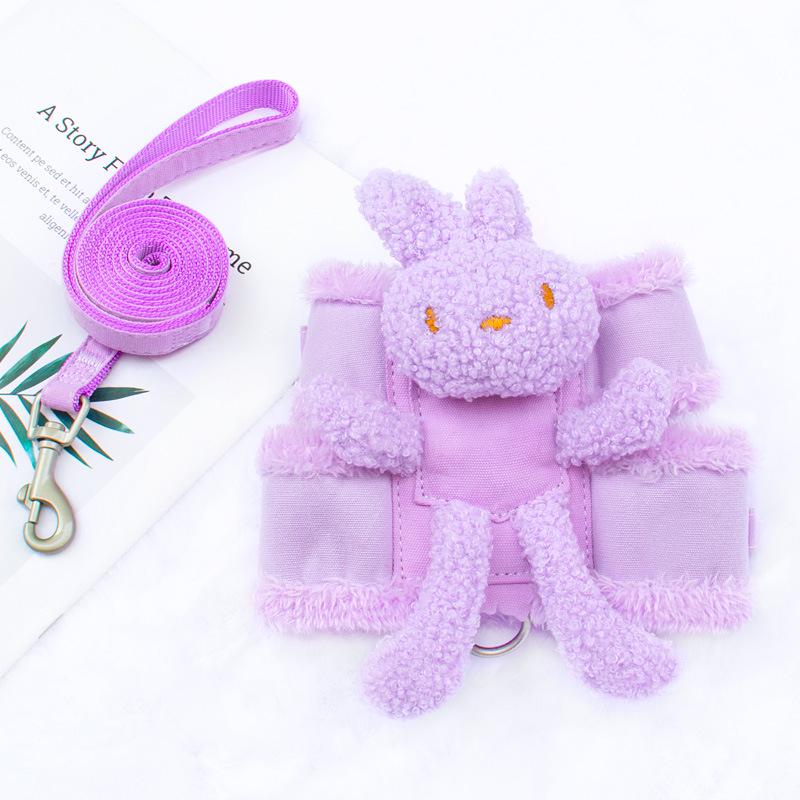 Vest-Style Harness and Leash for Small Dogs and Cats - Ideal for Pomeranians, Bichons, and Teddy Breeds