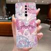 Custodia Per Xiaomi Redmi Note 8 Pro Note8 Capa Fiore Farfalla Protettiva Sottile Custodie Trasparente Morbido Silicone TPU Copri Telefono