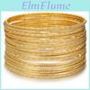European Style Metal Bangle Set With Geometric Design For Womens Fashion Accessories