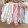 Girls Korean Casual Sweatpants for Spring Autumn Wear