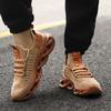 Sports Shoes Men's Breathable Fly Woven Men's Shoes Fried Dough Twists Soles Hollow Thick Soles Large Casual Shoes