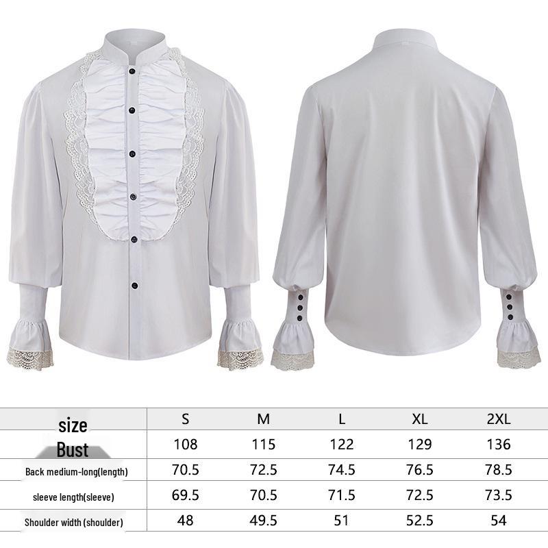 Medieval Men's Retro Pirate Costume Pants for Cosplay and Performance