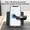 Digital LED Display Auto Clicker Type-C Screen Touch Tapper 108 Gears Silent Finger Clicking Simulator for Video Live Page Turning