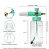 1 L Foam Cannon Car Foam Blaster Wide Neck Adjustable Snow Foam Lance Thick Foam for Pressure Washer with 1/4" Quick Connector