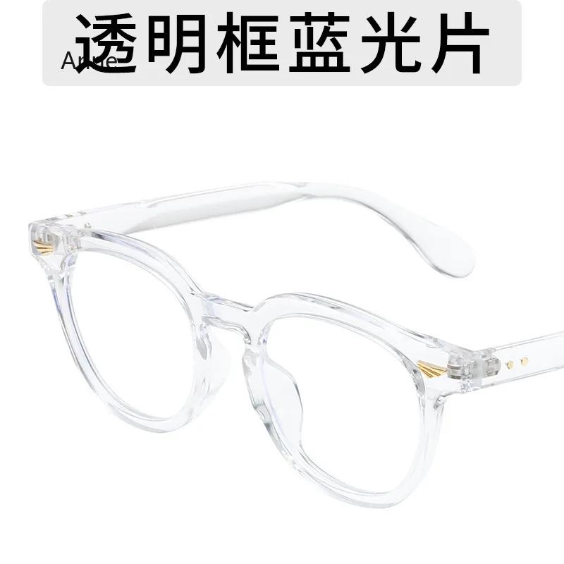 Vintage Acetate Round Optical Glasses Frames Men Women Fashion Anti Blue Computer Eyeglasses Blue Light Glasses Gafas