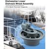 611475 Dishwasher Lower Dishrack Wheel Assembly - gray, Fit for Bosch Replace #bsh-00611475 1559847 AH3477735 AH8727387 4 Pack