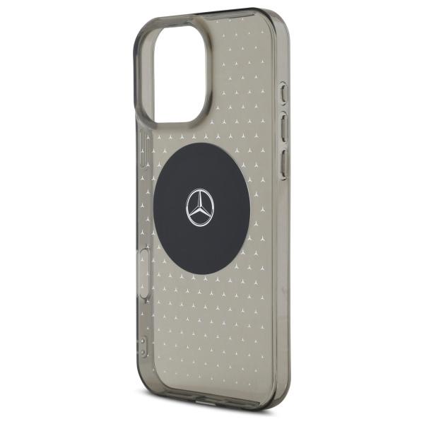 Mercedes Mehmp16L23Hcpk Iphone 16 Pro    6.3 Czarny/Black Hardcase Mb Case Star Pattern Magsafe