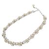 Used  Choker TRIFARI Trifari metal/Rhinestone 42.4g Silver Plating