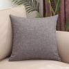Simple Solid Color Pillow Linen Home Pillow Case Sofa Cushion