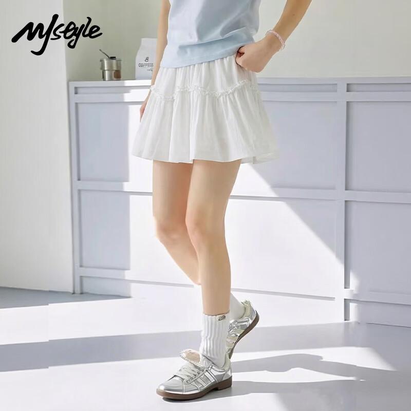 

Women s A-Line Wave Pleated Mini Skirt L