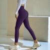 Seamless Zero-Feel Yoga Pants: High-Waisted, Bare-Skin Comfort, Back Pocket, Peach Butt Lift, Tight-Fit for Running and Fitness.
