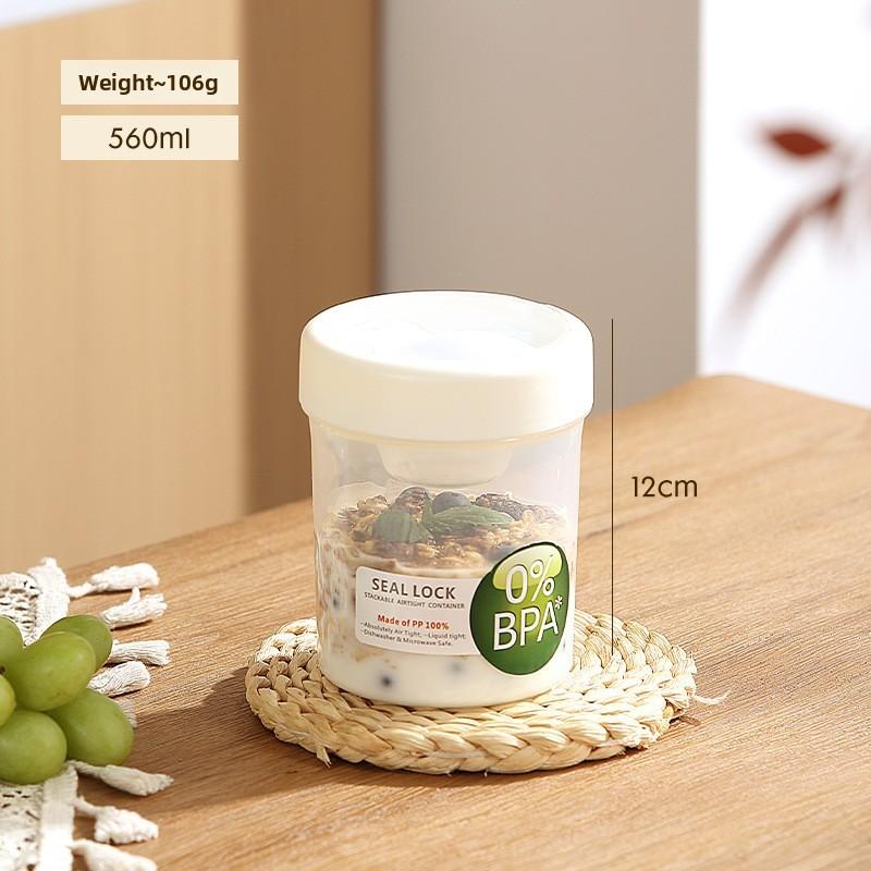 Portable Salad Bowl With Sealed Lid For Light Meals And Snacks