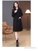 Women's Plus Size Slimming Sweatshirt Dress - Casual Long Sleeve, Age-Reducing for Middle-Aged Moms, Spring & Autumn 2024 Collection