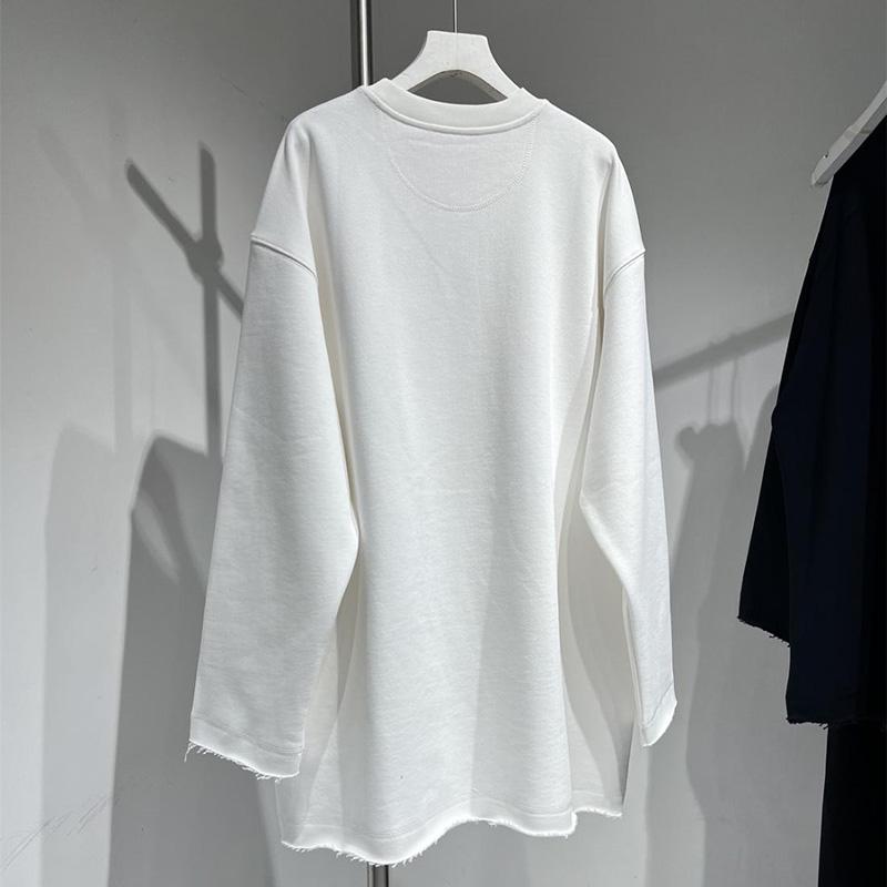 Sweater for Women Autumn Winter Thickened Pullover Warm Versatile Loose-fit Crewneck Stretchy Long Sleeve Oversize Jumper Tops