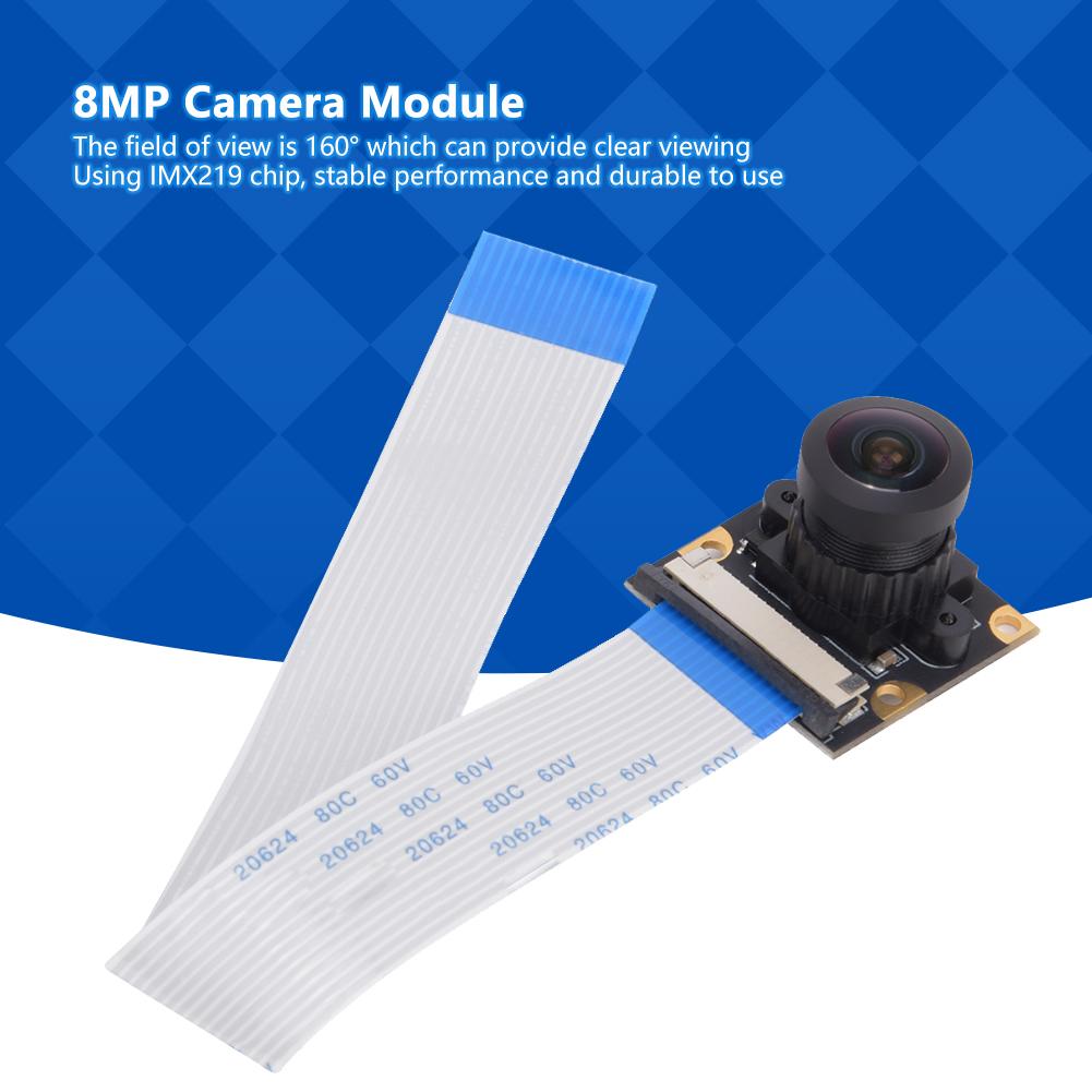 8MP Camera Module IMX219 Chip Support Night Viewing Face Recognition 3280x2464 160 Degrees