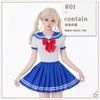 Japanese Sexy Hottie Onesie Skirt Sailor Moon Cosplay Costume Cos Student Sailor Suit