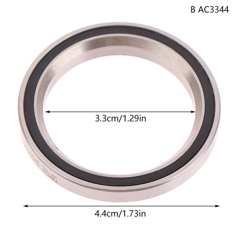 AC3544 AC3344 Rulmenți Set Direcție Bicicletă 35*44*5.5 33*44*6 MM 36/45 Grade Oțel Cromat Conic Superior Inferior ACB is44 Set Rulmenți