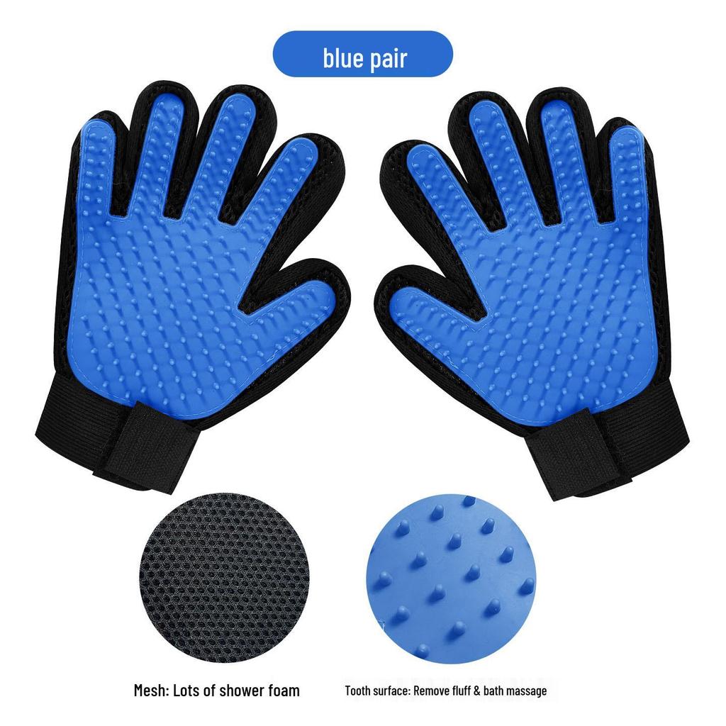 Rukavice pro péči o kočku: Odstraňování chloupků, čisticí a koupací kartáč