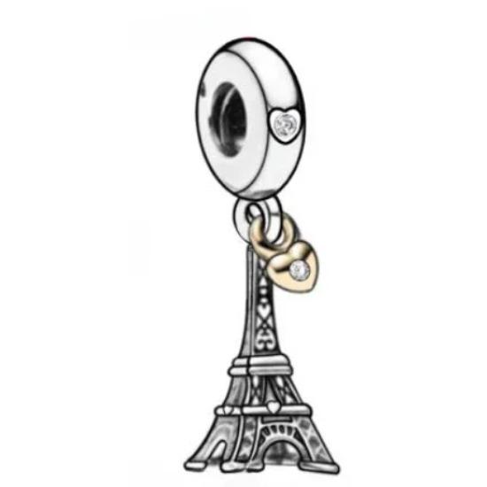S925 Sterlingsilber Kamera Eiffelturm Flugzeug Reise Charms Perlen Passen Original Armbänder DIY Jubiläumsschmuck Frauen