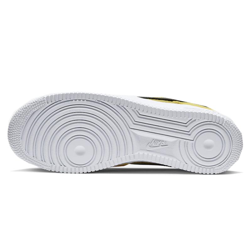 Nike Air Force 1 Low Yellow Snakeskin Sneakers BQ4424-700