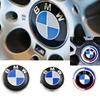 4 PIÈCES BMW Cache-moyeux 68mm 56mm Bleu blanc Pour BMW E46 E90 E30 F10 F30 X5 X3 E39 F25 E60 E91 E87 Accessoires Voiture M