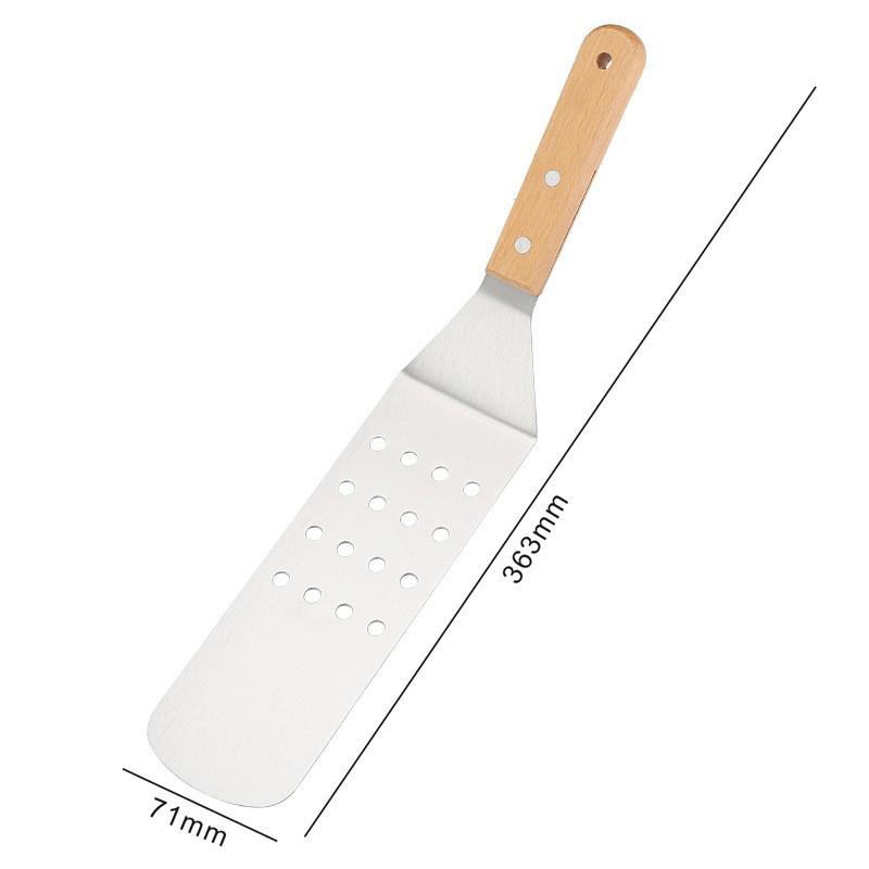 Stainless Steel Tiramisu & Teppanyaki Cooking Spatula for Pancakes and Crepes