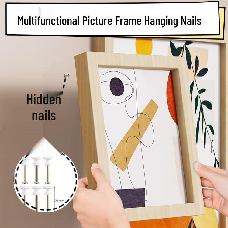 20 pcs Invisible Photo Wall Picture Frame Hanging Nails | Free Shipping