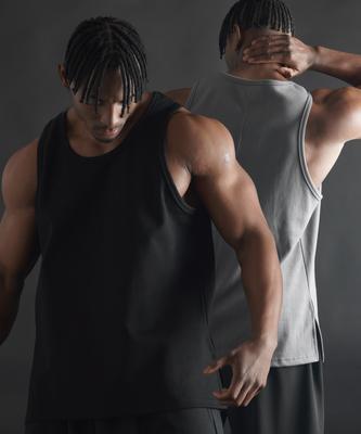 PHERMENON [2Pack] Standard Plain Sleeveless Top (4 Colors)
