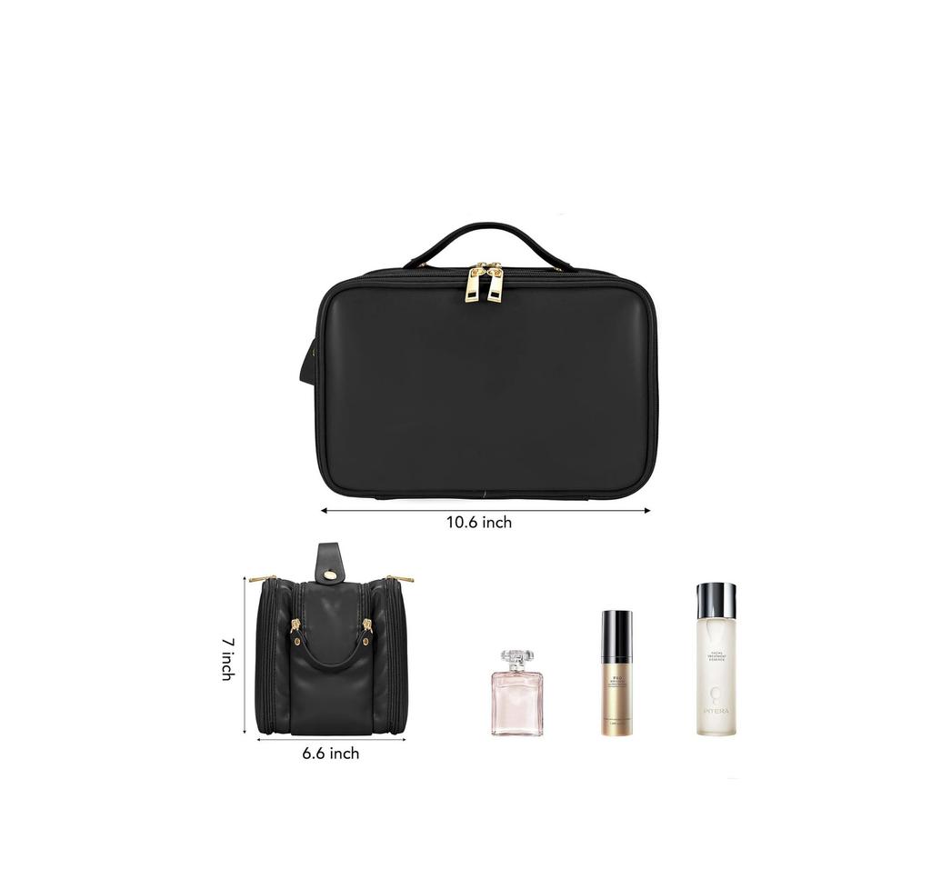 Make Up Bags for Women Traveling Makeup Case Cosmetic Organizer Waterproof Makeup Organizer Bag with Handle Travel Cosmetic Bag