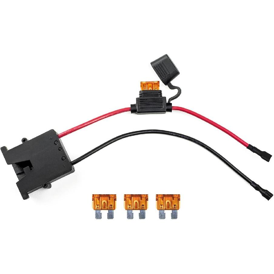 SEFEPODER Replacement Wire Harness Connector Compatible with Peg Perego Children Ride-on Car, 12AWG Wire with Fuse, Lithium LiFePO4 and Lead-Acid