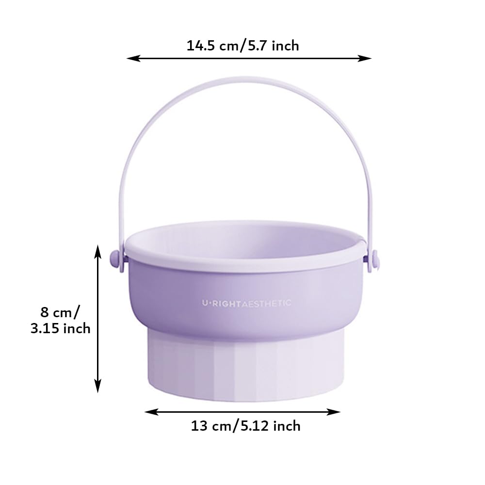 Makeup Brush Cleaning Mat 2 in 1 Cleaner Bowl Holder Portable Washing Tool With Drying Function Silicone Pad