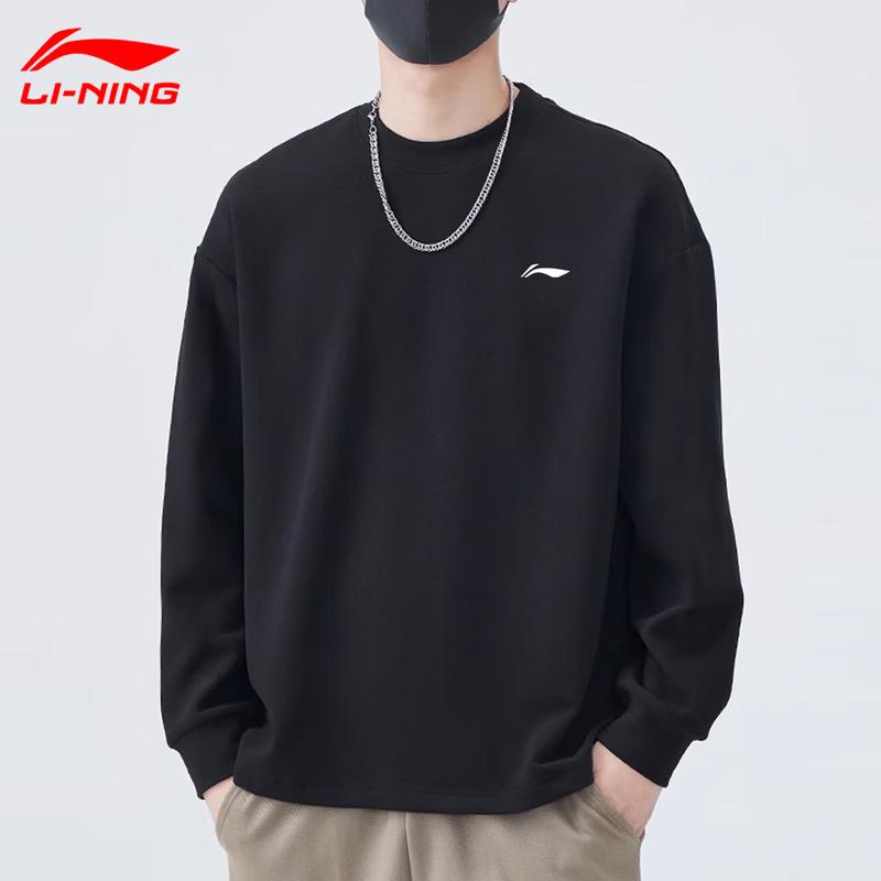 LI-NING Unisex Casual Pullover Sport Sweatshirt
