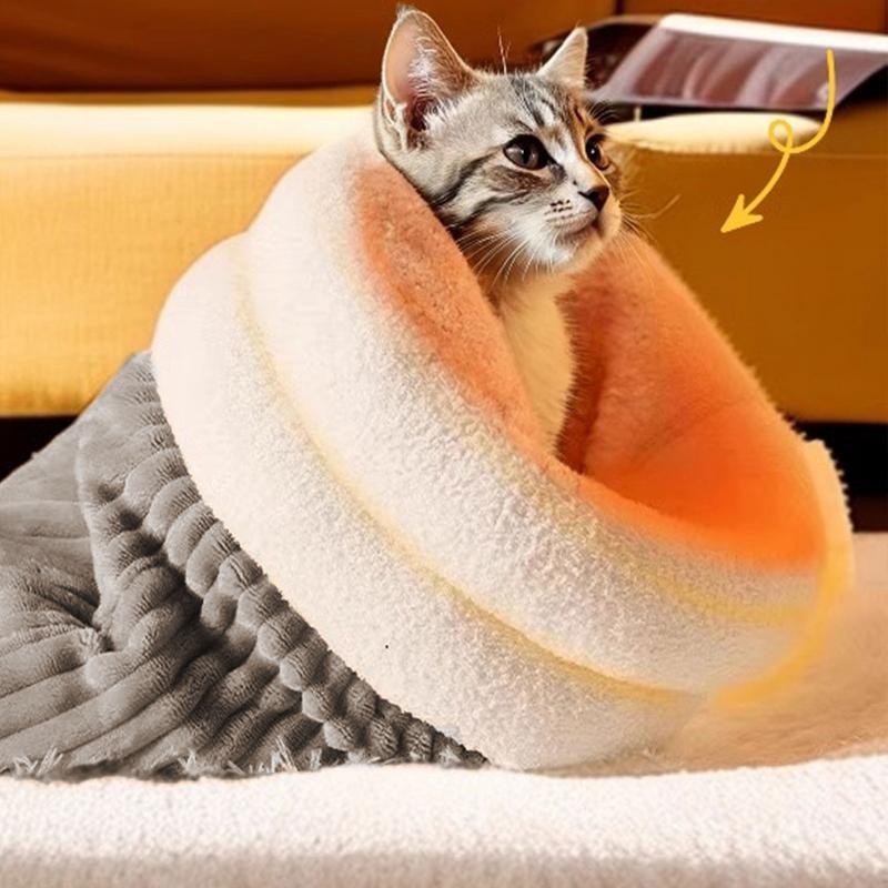 Pets Burrowing Cat Bed Cat Sleeping Bag Sleeping Bag Winter Sleeping Hideaway Cat Snuggle Sack Cat Pouch Bed Kitten Sleeping Bed