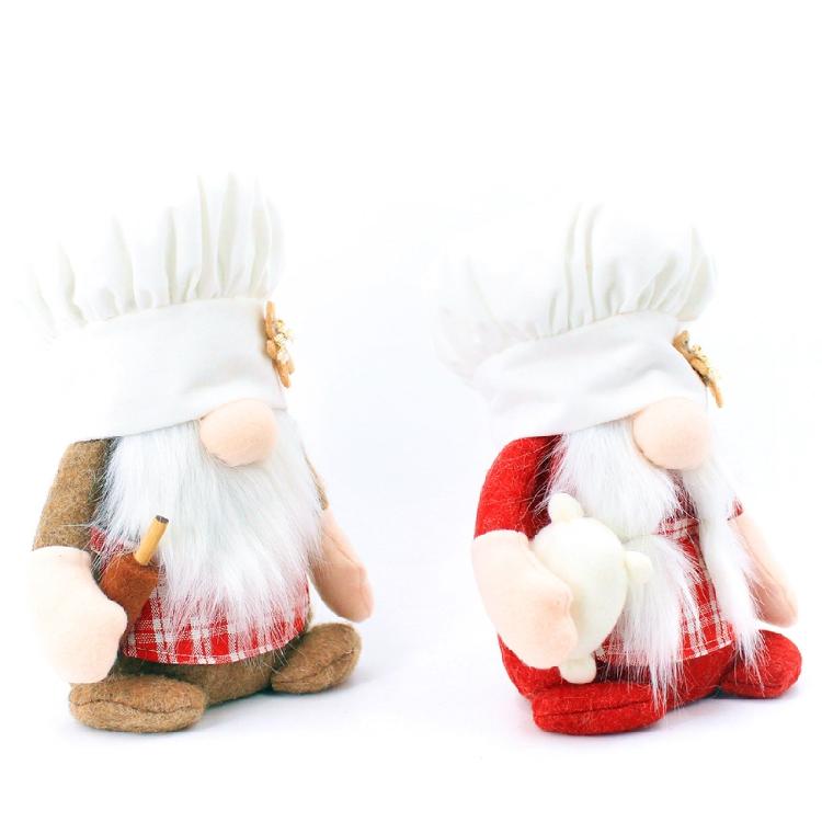 Cloth Material Chef Gnomes Home Shopping Mall Decorations 2 Styles To Choose