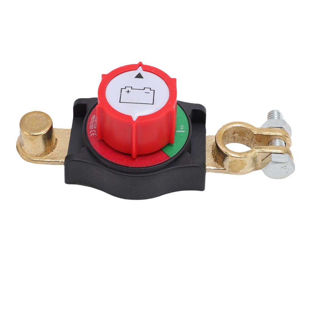 Top Post Battery Disconnect Switch Battery Shut Off Switch for RV Truck Car Yacht Rotatable Adjustment
