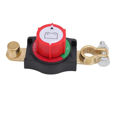 Top Post Battery Disconnect Switch Battery Shut Off Switch for RV Truck Car Yacht Rotatable Adjustment