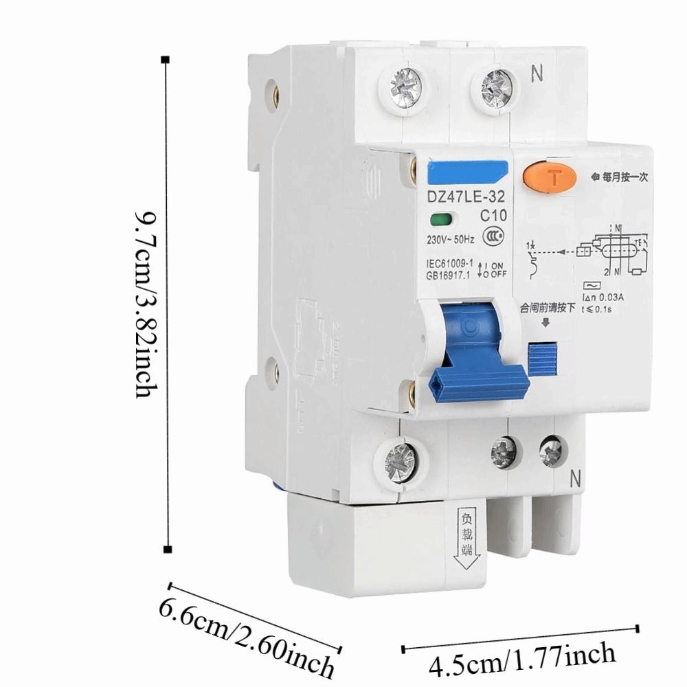 DZ47LE-32 Residual Circuit Circuit Breaker  Home Electrical Protection