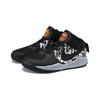 Nike Team Hustle D 9 Versatile Comfortable Non-Slip Durable Low-Top Kids Basketball Shoes Kids Sneaker Black Gray CQ3706-001