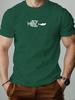 Summer Casual Crewneck Men Fun Big Fish Eating Small Fish Pattern Adult Women Matching Shortsleeved Tshirt Loose Breathable