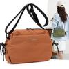 Bolso para Mujer Bolso Cruzado Multicapa Bolso de Hombro Ligero de Nailon
